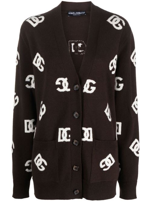 Cardigan con logo DOLCE & GABBANA | FXM24TJCVO8S9001